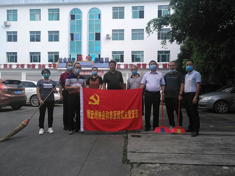 党员带头 共抗疫情 爱国卫生同行动1