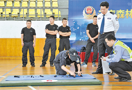 德宏森警全省“大比武”上获佳绩