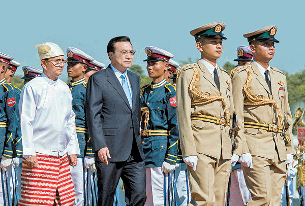 全面提升中缅战略合作水平两