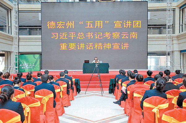 总书记讲话精神宣讲进红木企