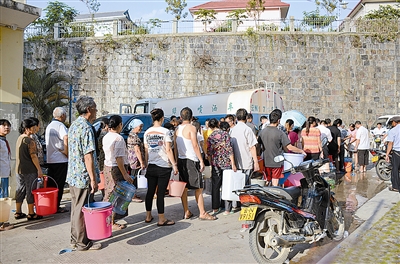 多部门联动为芒市市民送水解忧