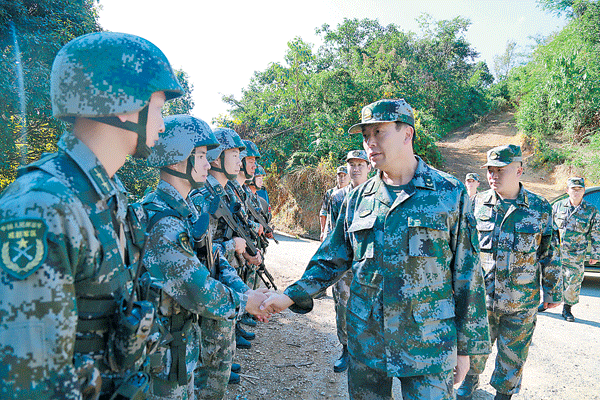 坚决维护边境稳定--确保国家