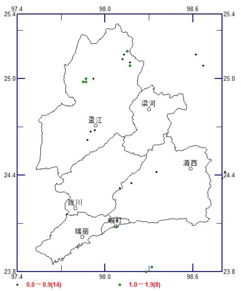 10月地震概况