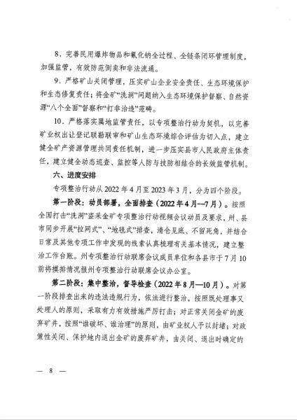 1德宏州自然资源和规划局 德宏州生态环境局 德宏州公安局 德宏州应急管理局 德宏州市场监督管理局 德宏州能源局关于印发德宏州打击“洗洞”盗采金矿专项整治行动工作实施方案的通知_页面_08