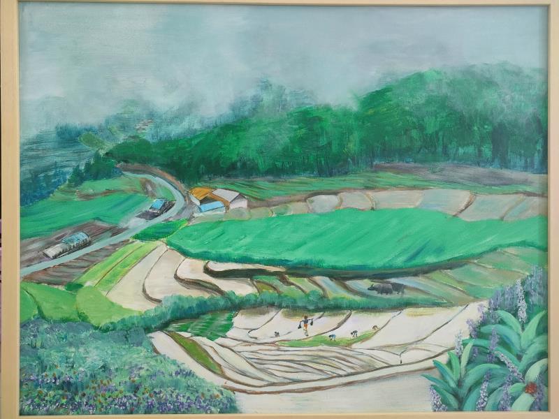 芒市民族中学 杨从申《乡村六月》