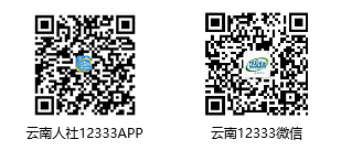 云南人社12333二维码