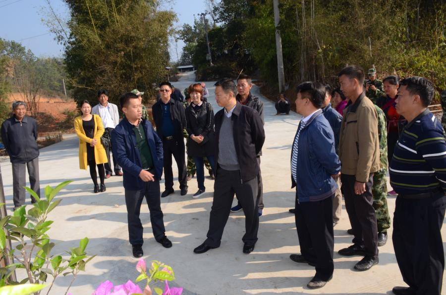 瑞丽市人民政府谢大鹏市长调研市移民开发工作重点项目